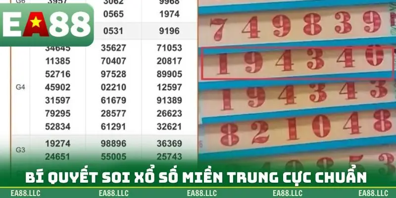 Bí quyết soi xổ số miền Trung cực chuẩn