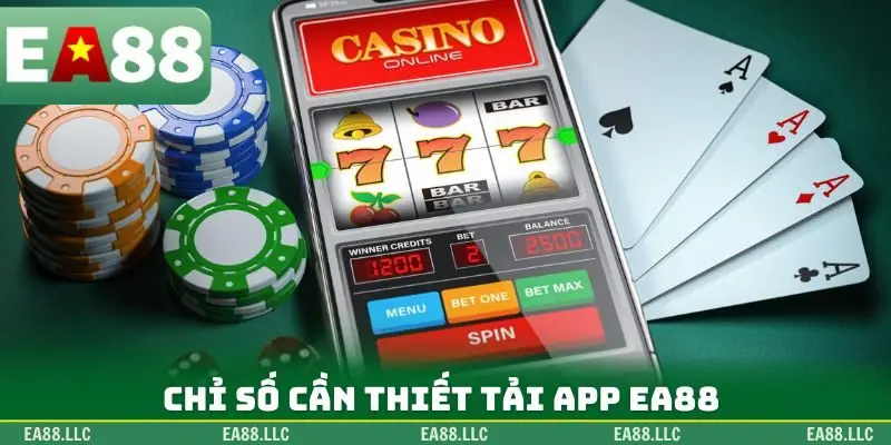 Chỉ số cần thiết tải app EA88