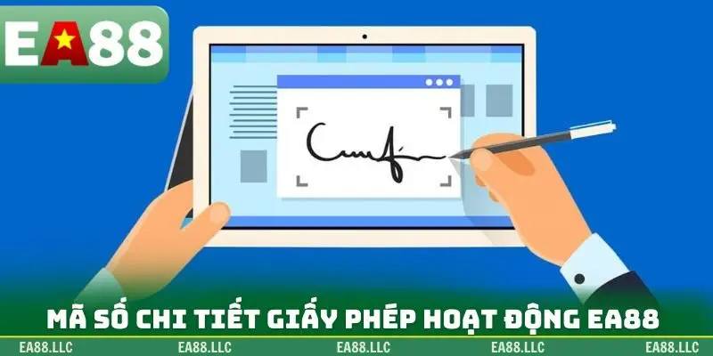 Mã số chi tiết giấy phép hoạt động EA88