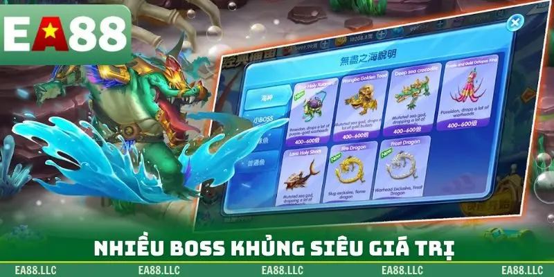 Nhiều boss khủng siêu giá trị