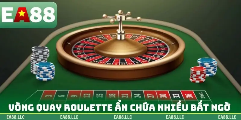 Vòng quay Roulette ẩn chứa nhiều bất ngờ